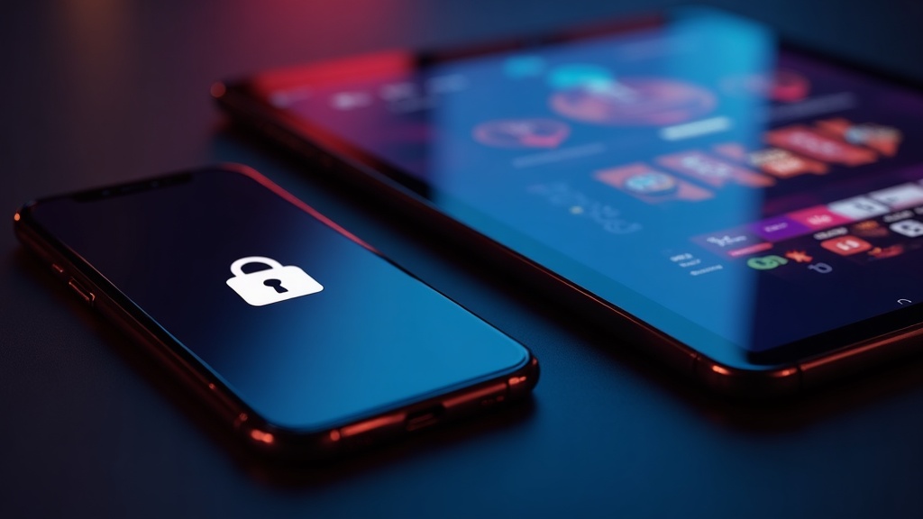 An iPhone and iPad showing a casino app and shortcut in a dark setting